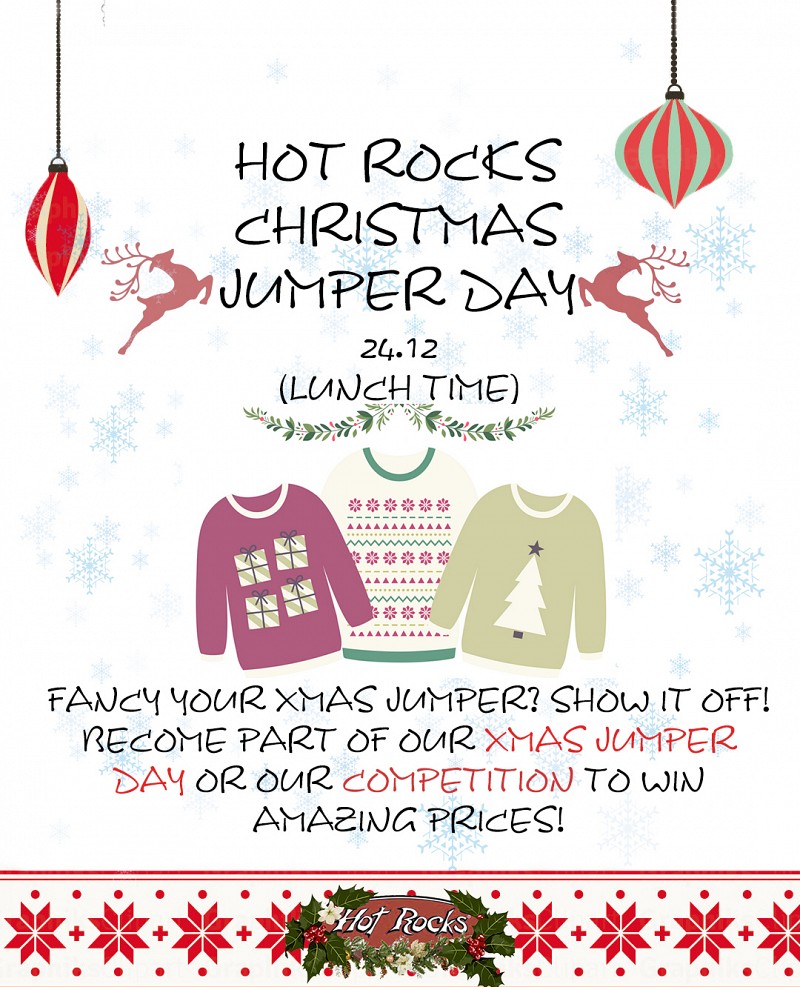 Hot Rocks Christmas Jumper Day Competition